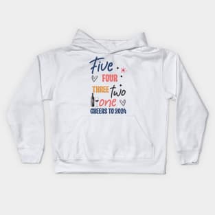 Cheers to  2024 Kids Hoodie